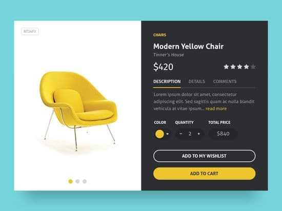 chair-ecommerce-ui-card